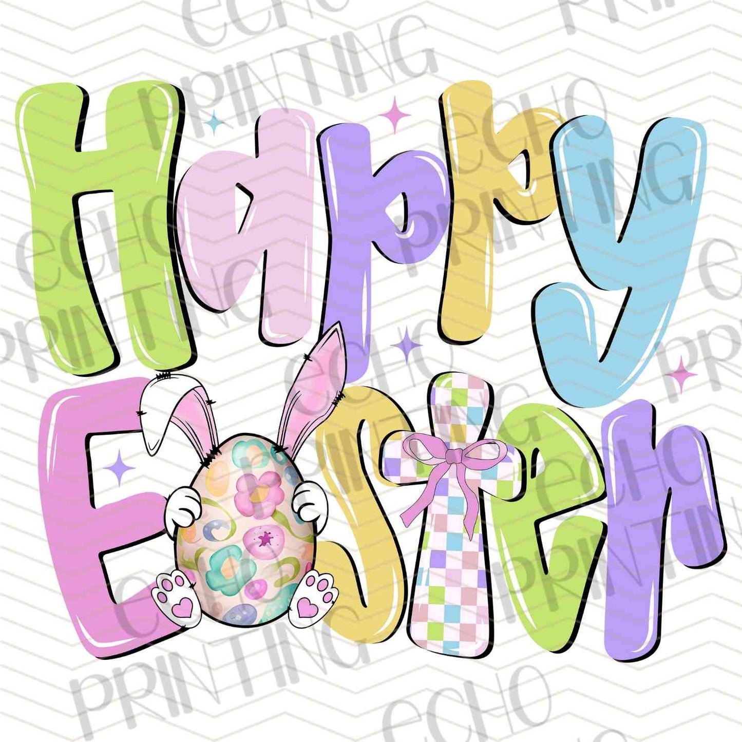 ESTRG 453 – HAPPY EASTER LETTERING