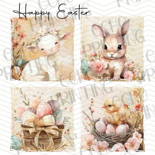 ESTRG 493 – VINTAGE BUNNY COLLAGE
