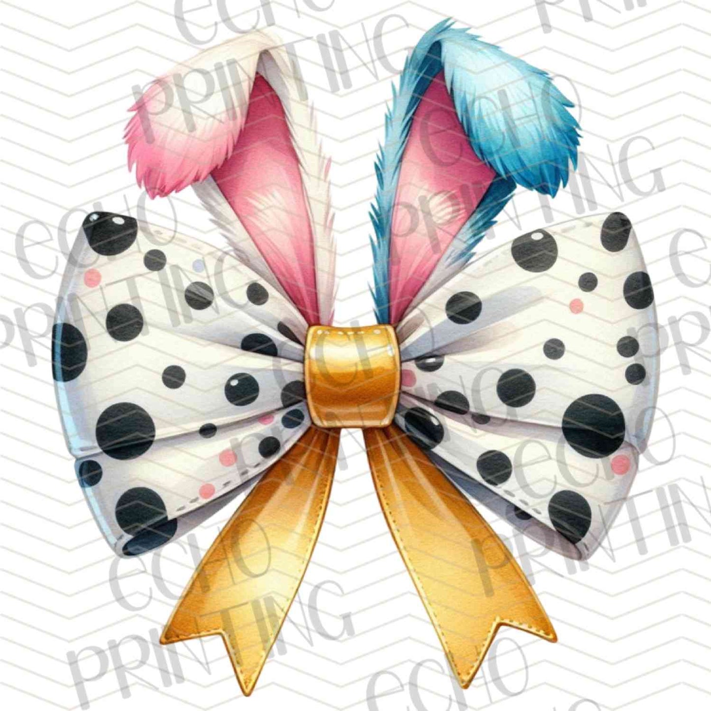 ESTRG 496 – POLKA DOT SPRING BOW