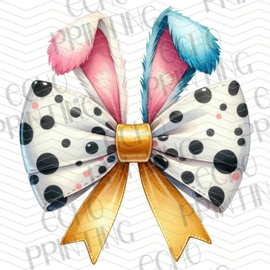 ESTRG 496 – POLKA DOT SPRING BOW