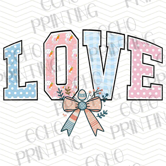 ESTRG 526 – LOVE SPRING LETTERING