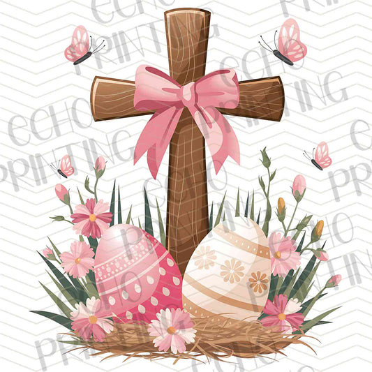 ESTRG 527 – CROSS WITH EASTER EGGS