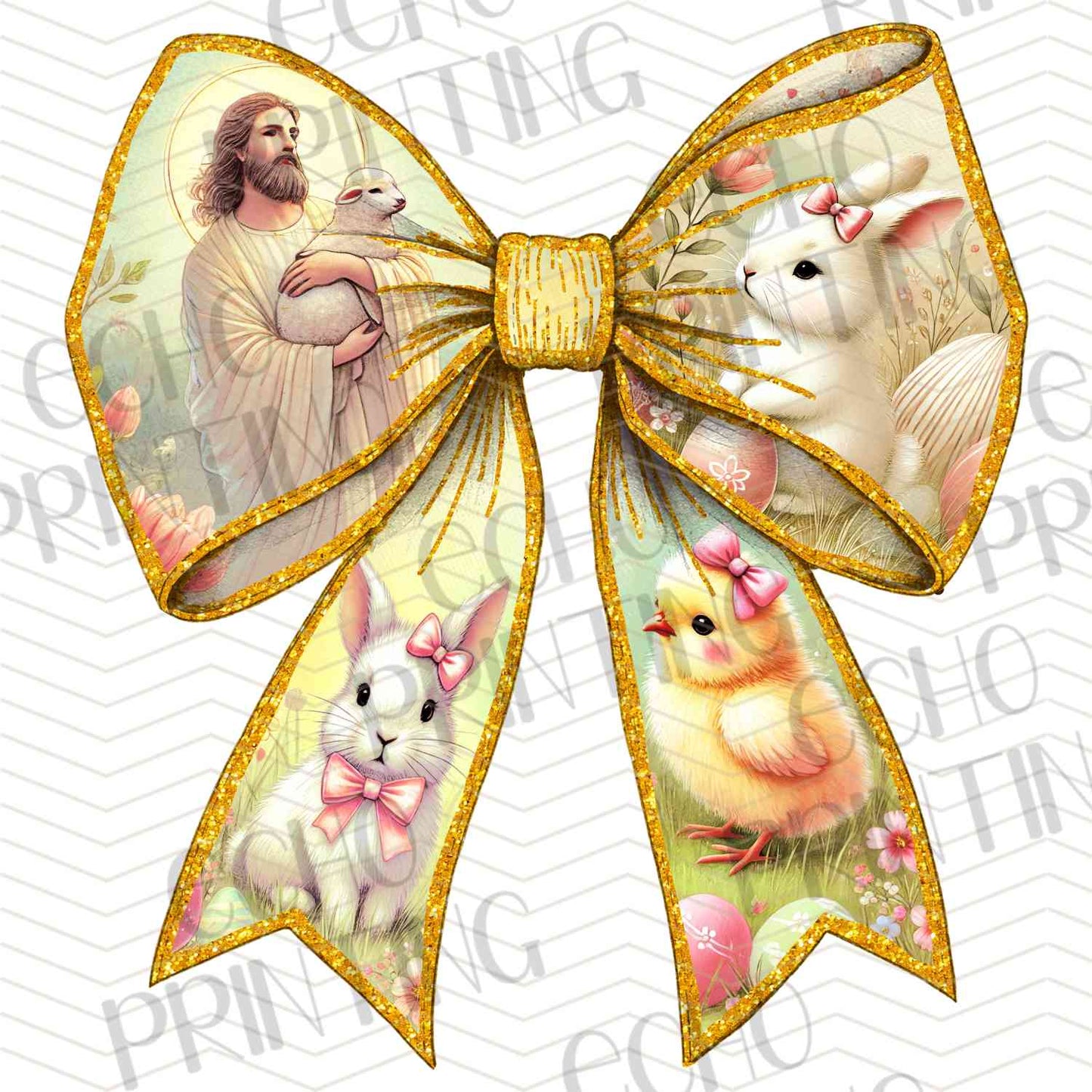 ESTRG 529 – GOLDEN FLORAL BOW