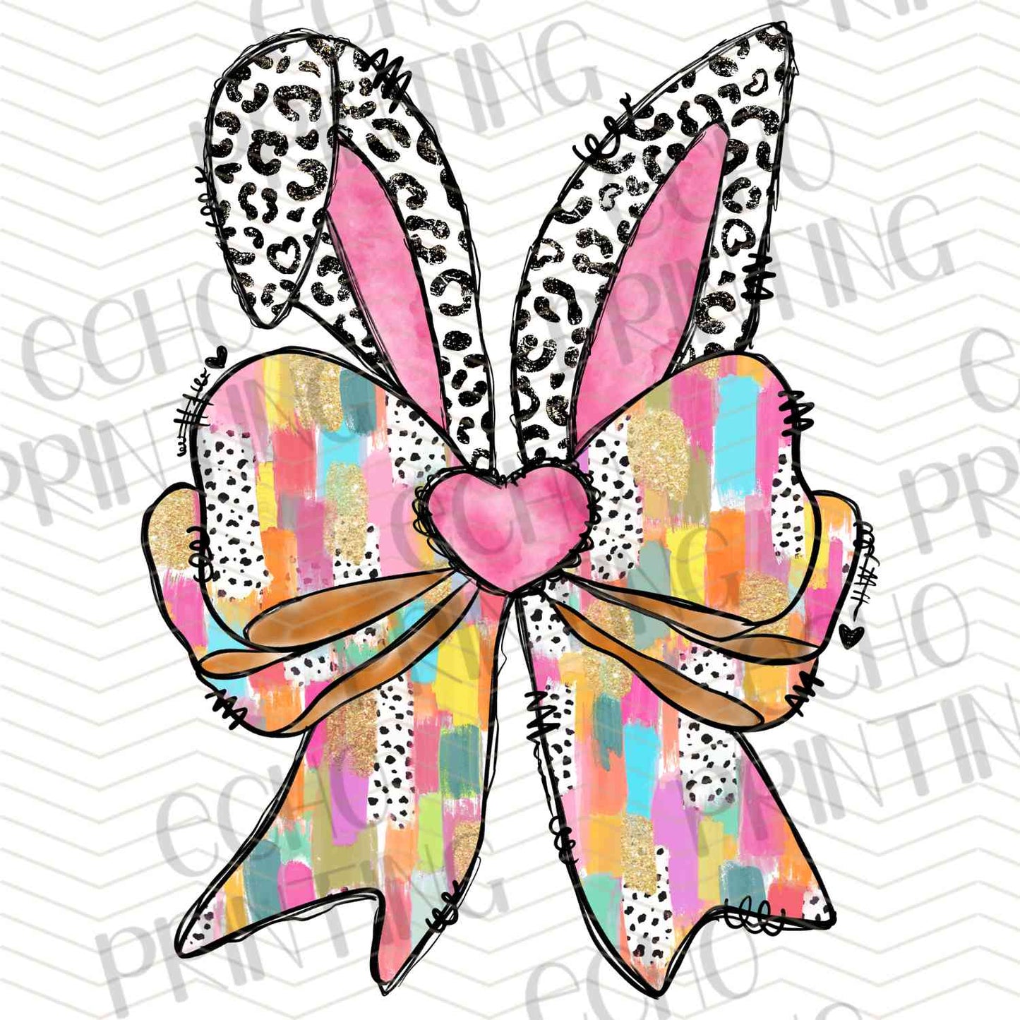 ESTRG 530 – COLORFUL PATCHWORK BOW