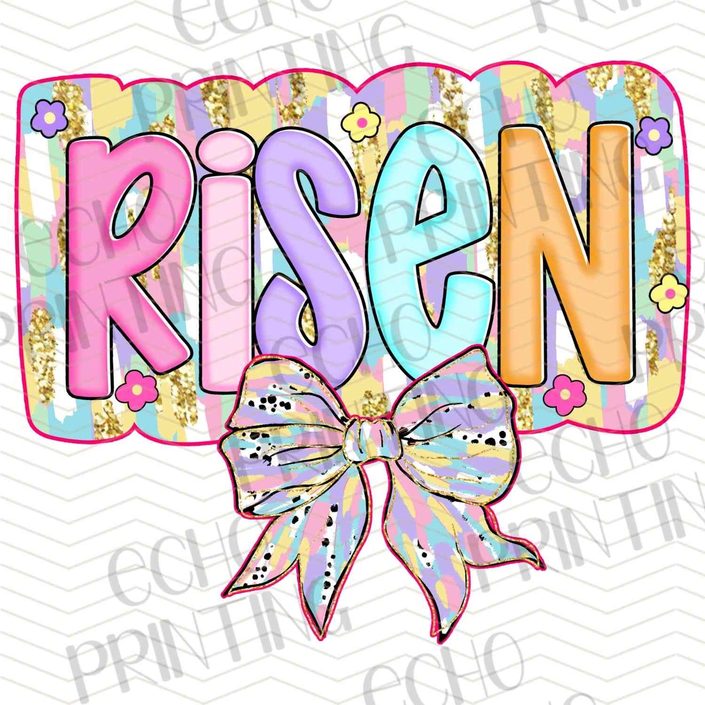 ESTRG 587 - RISEN BOW LETTERING