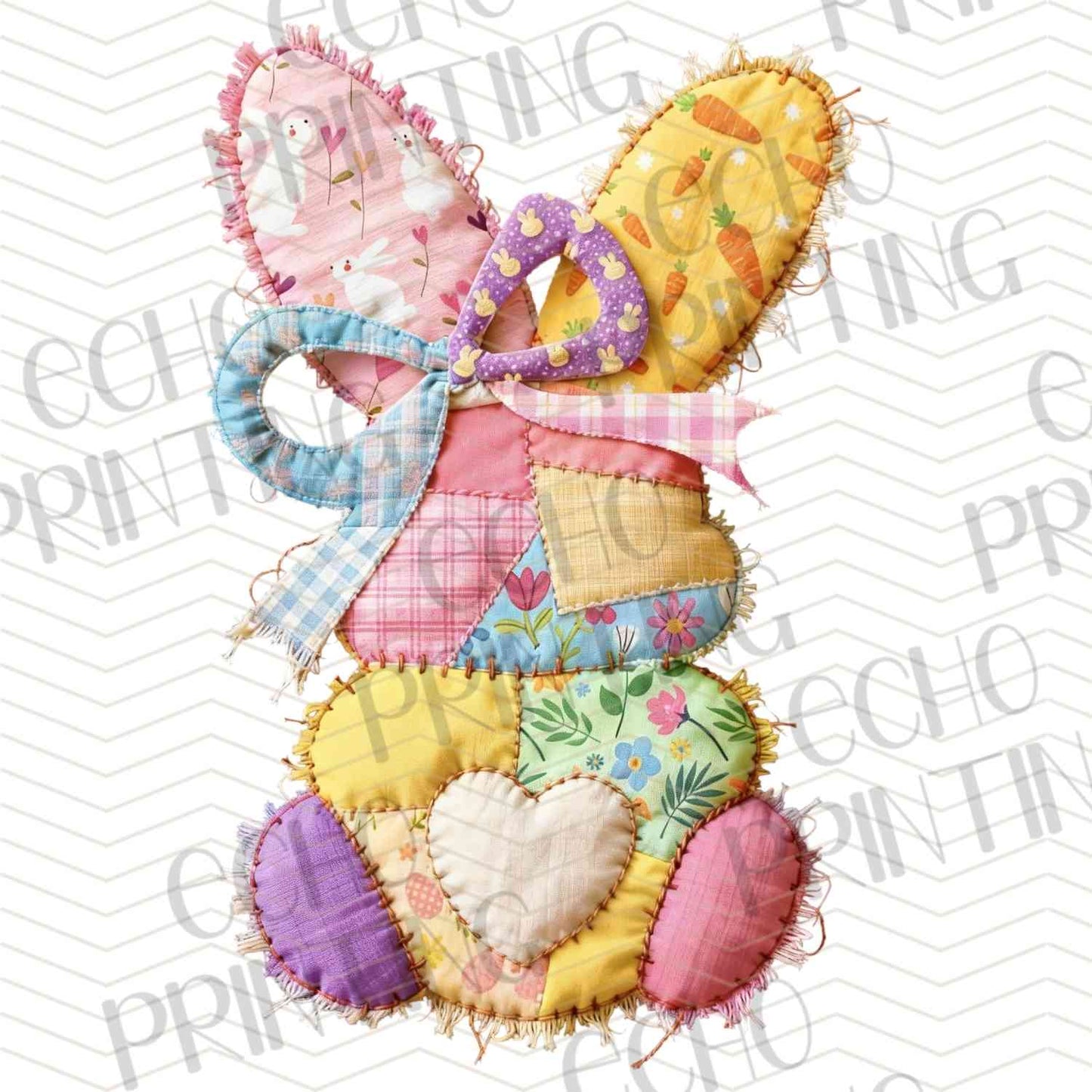 ESTRG 619 - SPRING BUNNY WITH BUTTERFLY