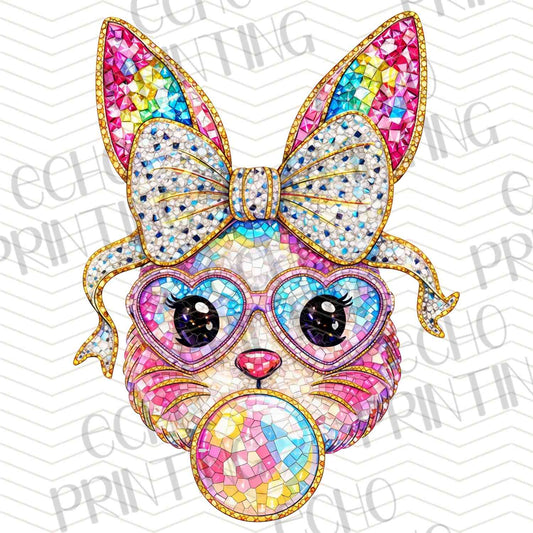 ESTRG 627 - GLASSES BUBBLEGUM BUNNY