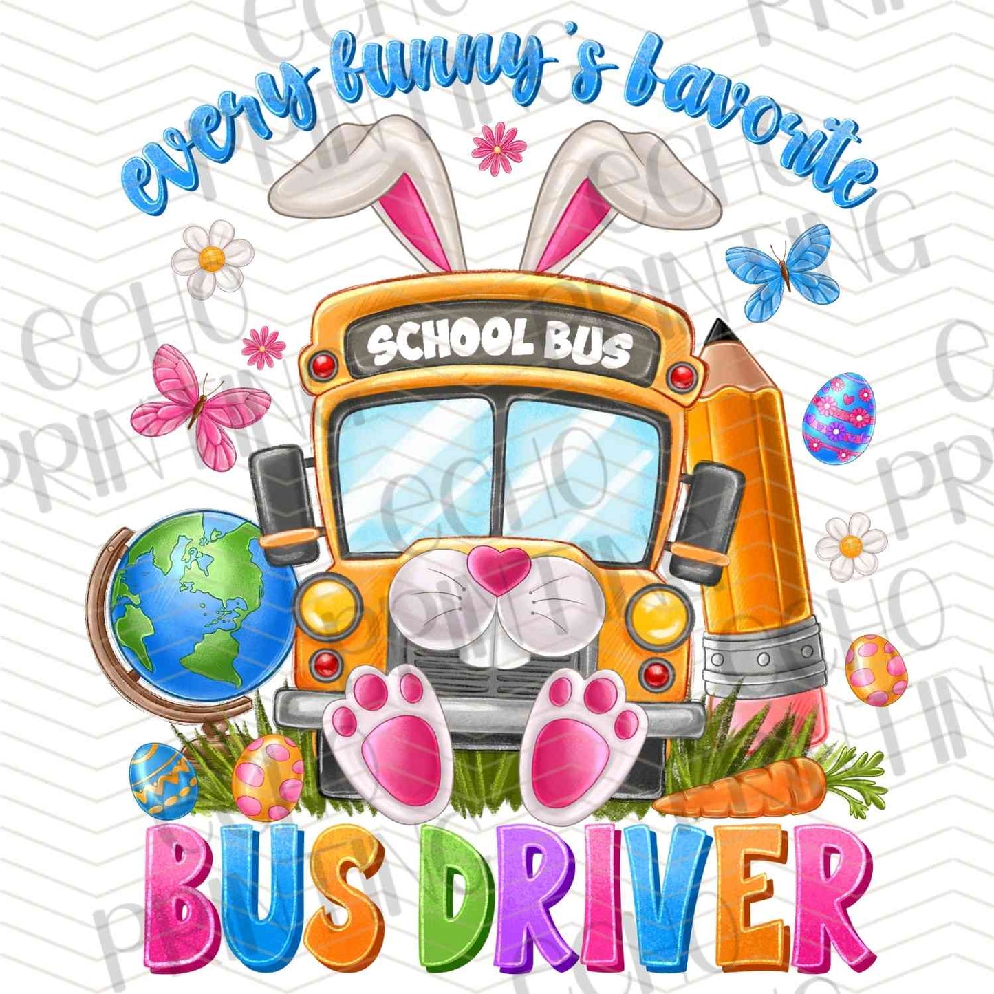 ESTRG 631 - FAVORITE BUS DRIVER BUNNY