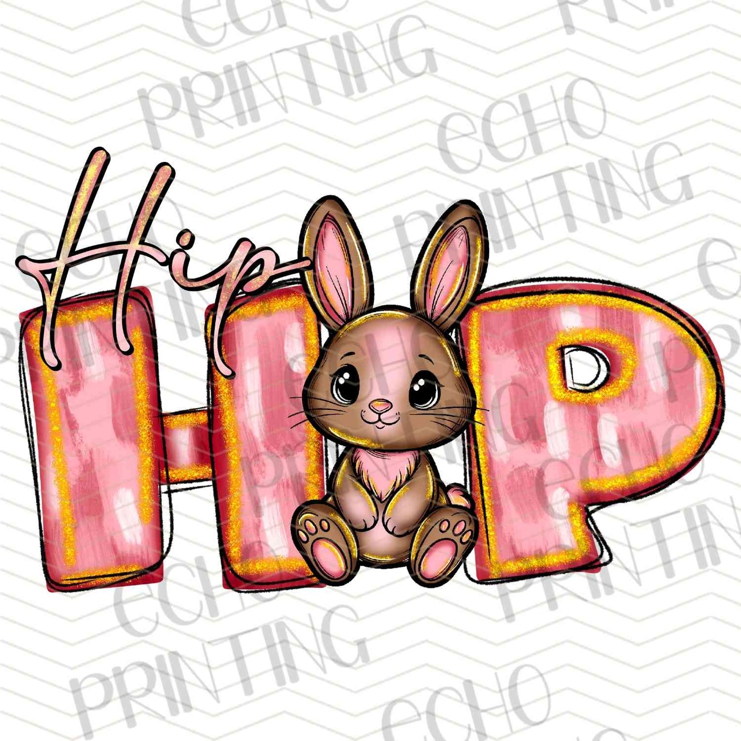 ESTRG 63 - HOP BUNNY TEXT