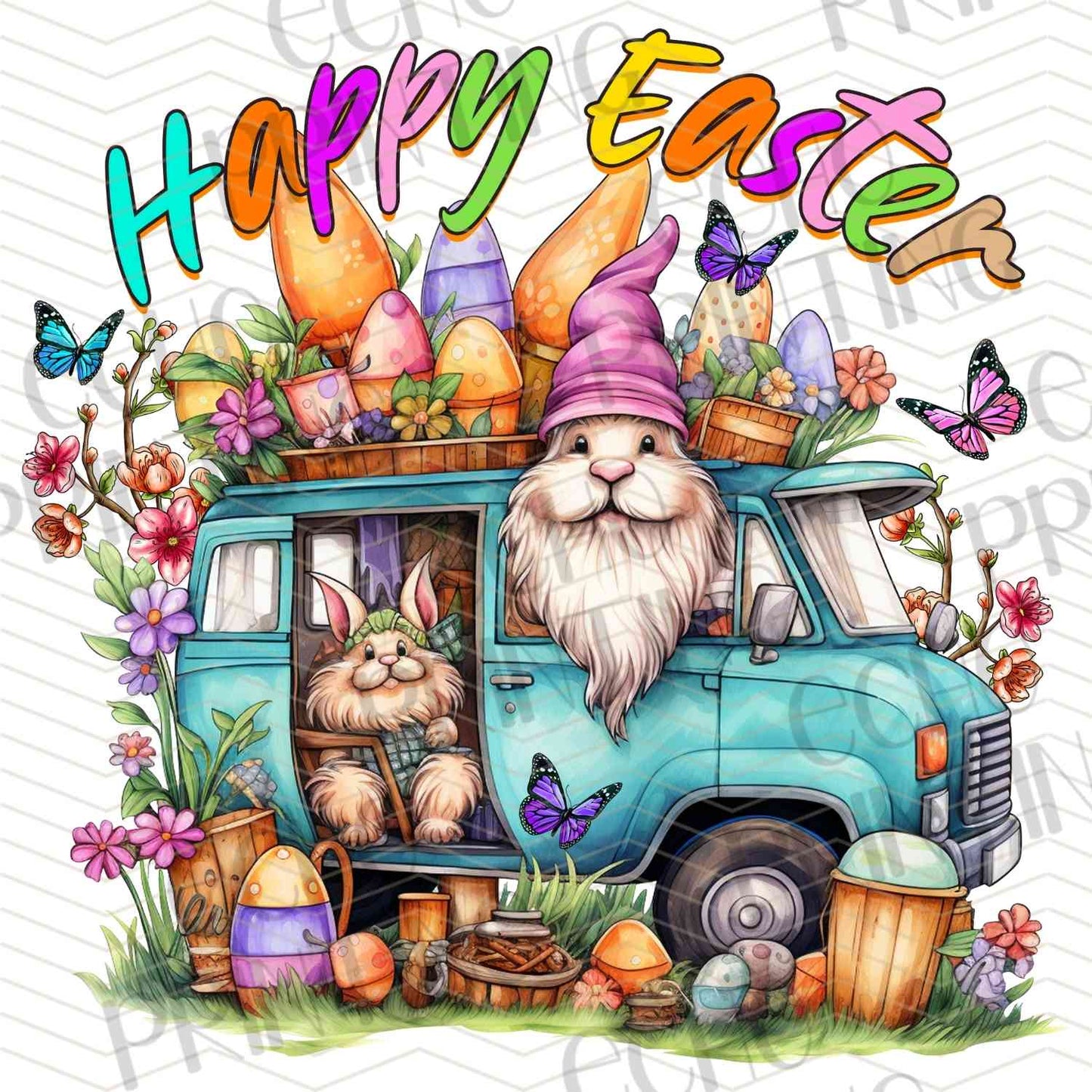 ESTRG 646 - HAPPY EASTER TRUCK