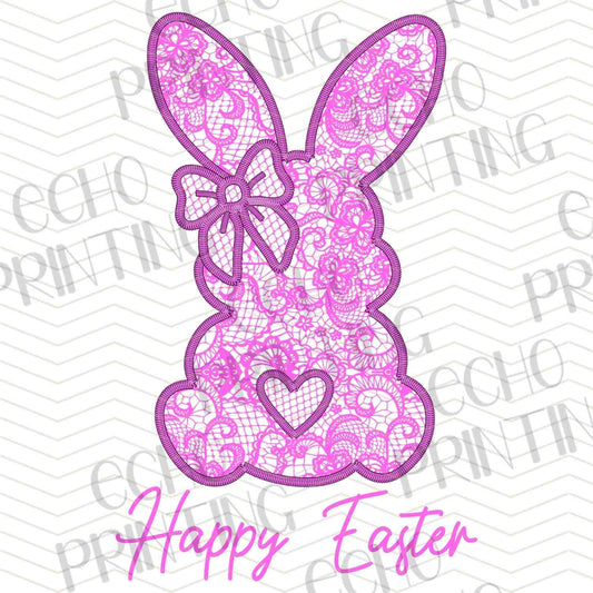 ESTRG 654 - PINK BUNNY SILHOUETTE