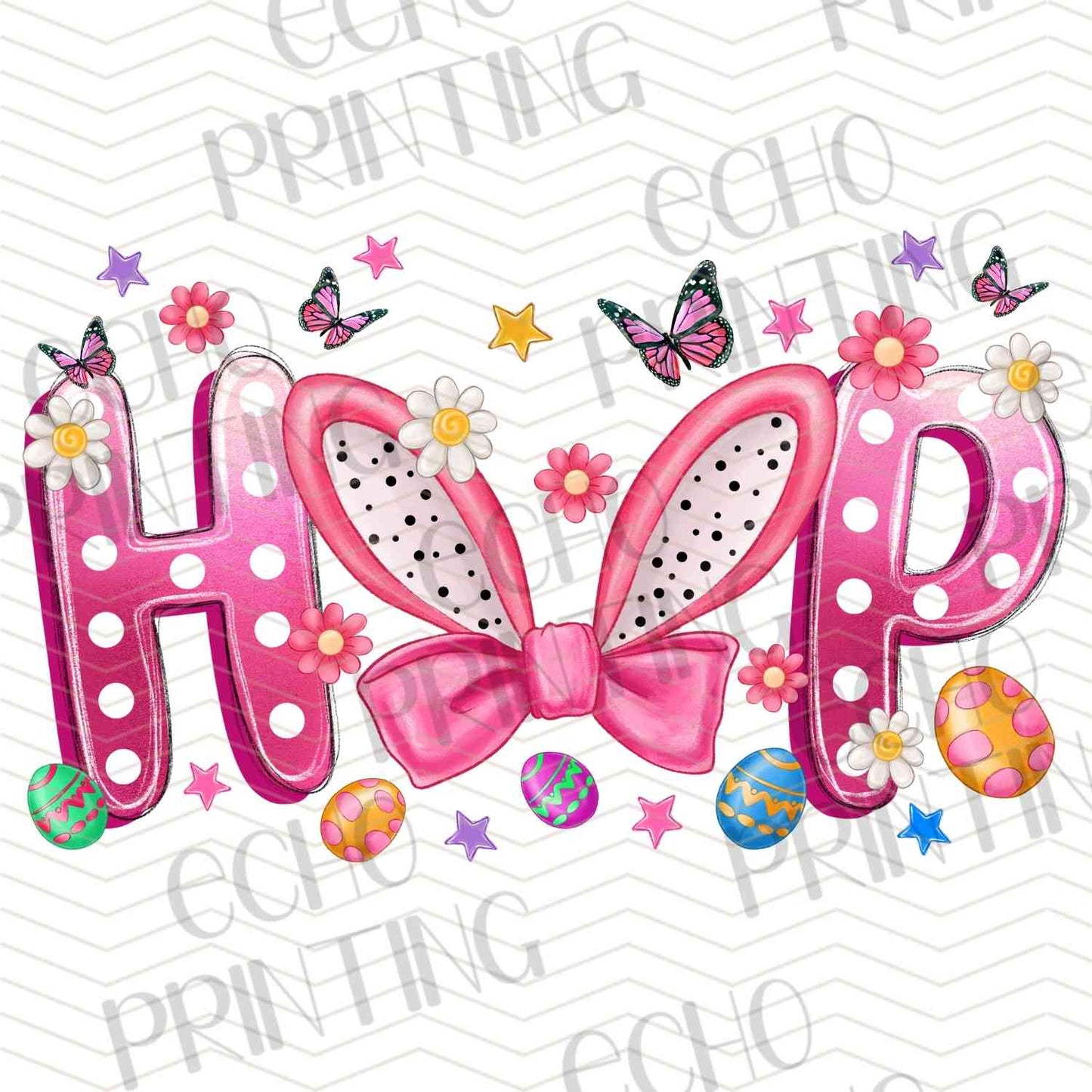 ESTRG 668 - HOP BUNNY LETTERING