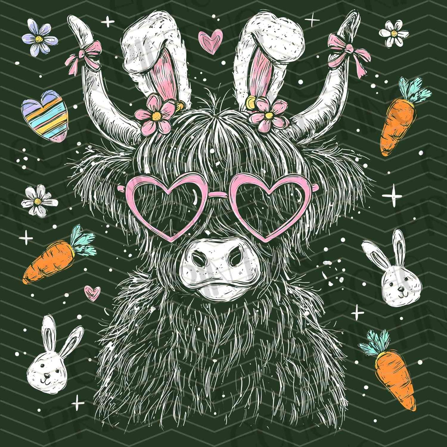 ESTRG 675 - LLAMA BUNNY ART