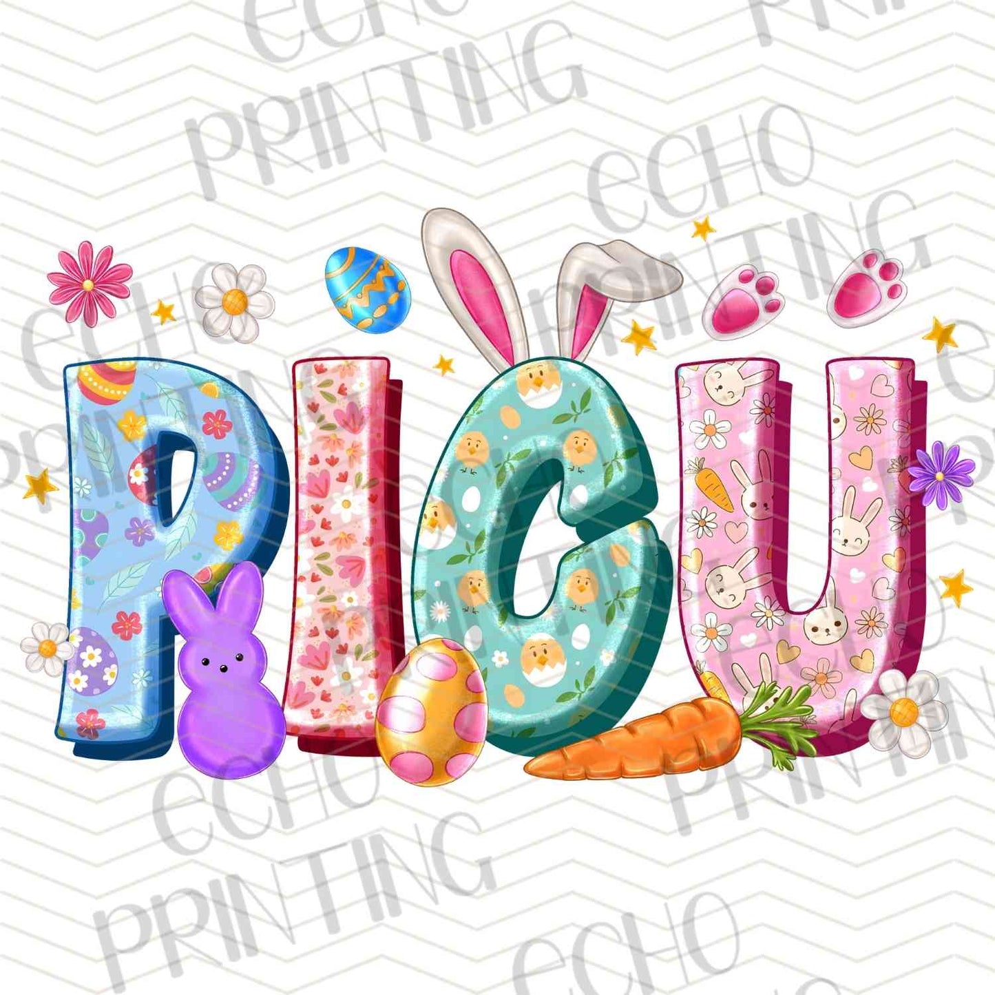ESTRG 684 - COLORFUL EASTER YOU LETTERING