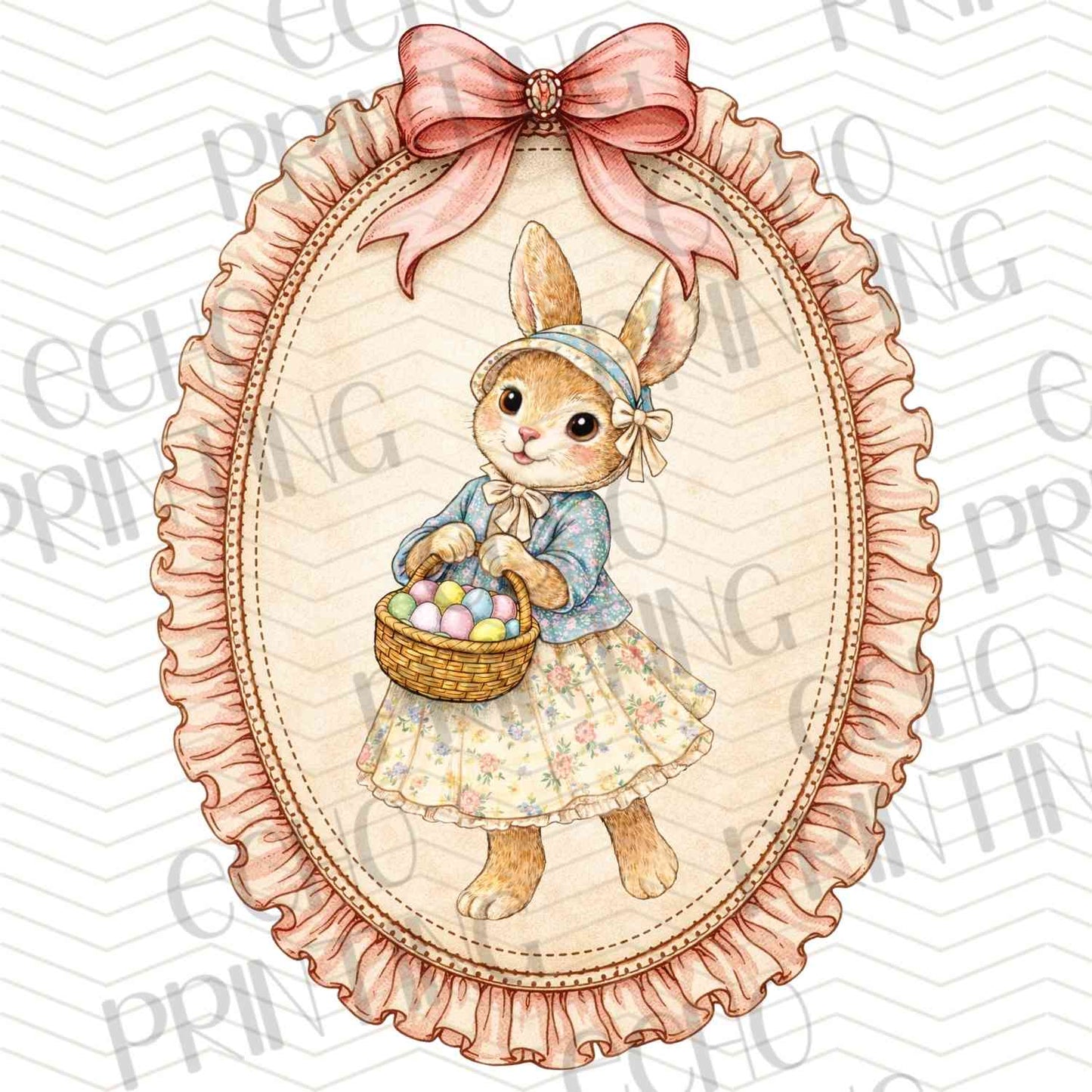 ESTRG 696 - VINTAGE BUNNY PORTRAIT