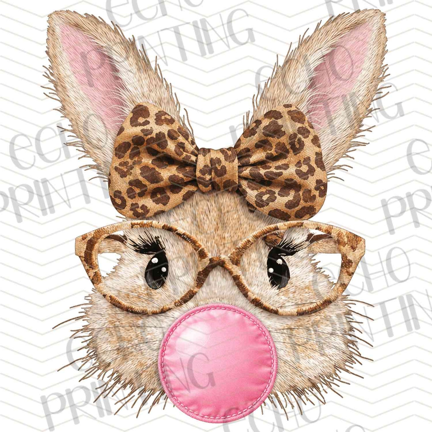 ESTRG 704 - BUBBLEGUM BUNNY WITH GLASSES