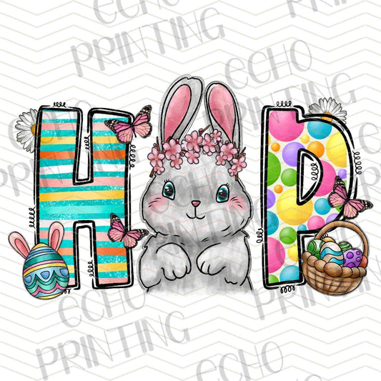 ESTRG 74 - HOP BUNNY LETTERING