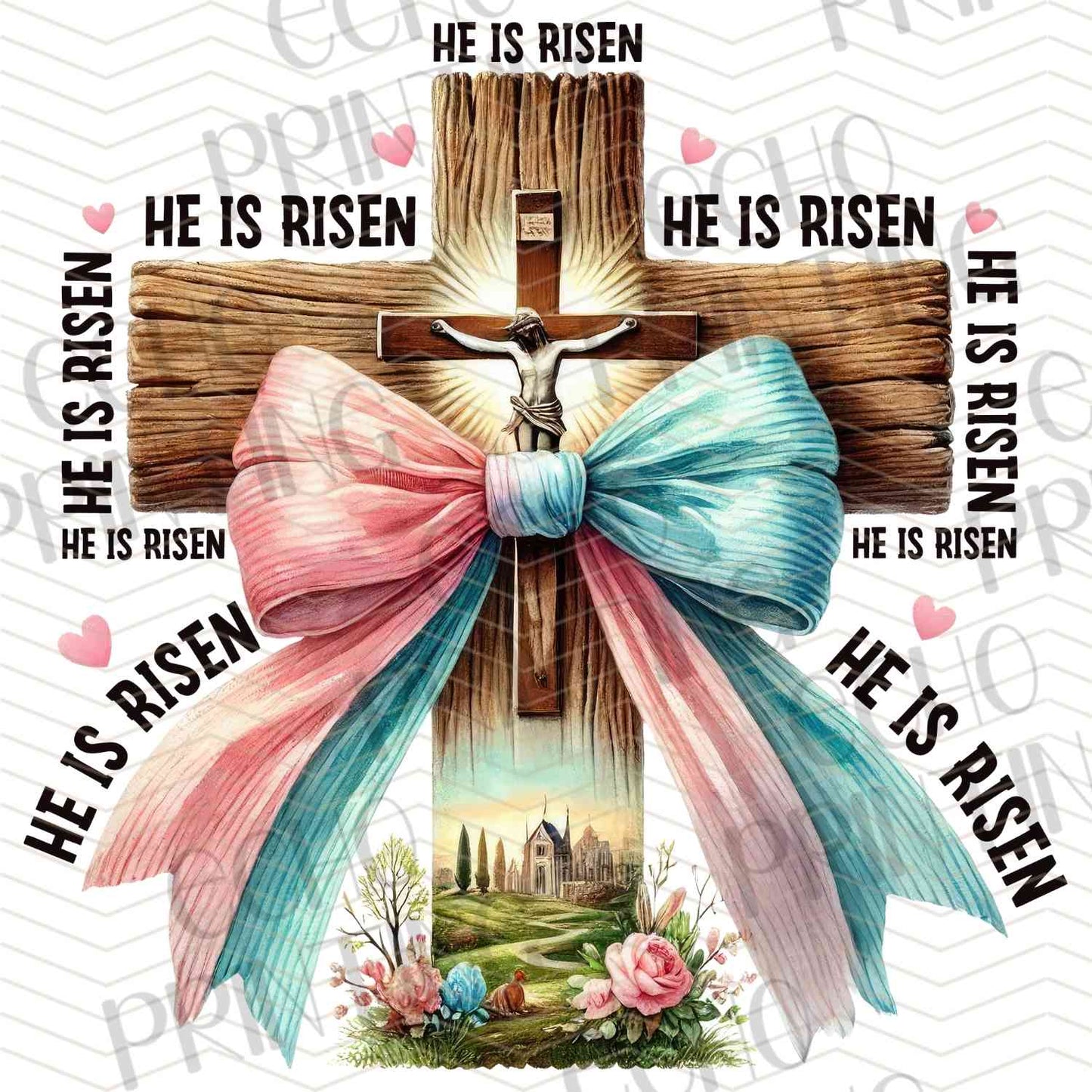ESTRG 86 - RISEN CROSS WITH BOW