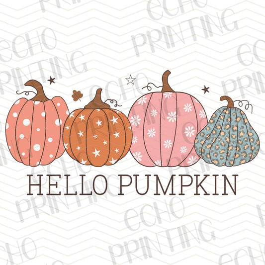 FLTK 1 - HELLO PUMPKIN PLAID PATCH