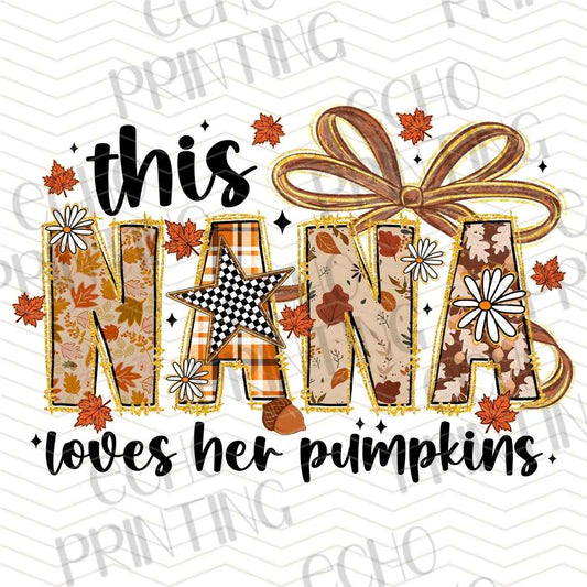 FLTK 1032 - THIS NANA LOVES PUMPKINS