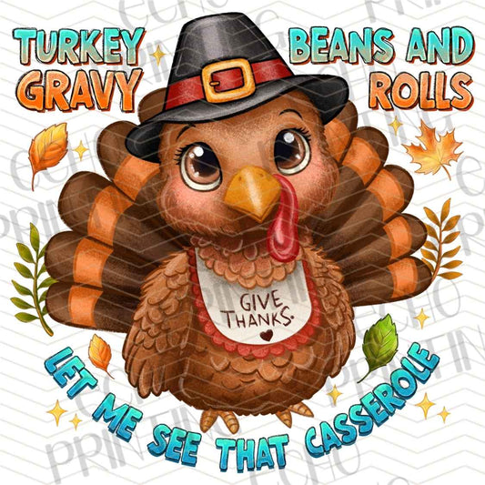 FLTK 1056 - TURKEY GRAVY BEANS ROLLS