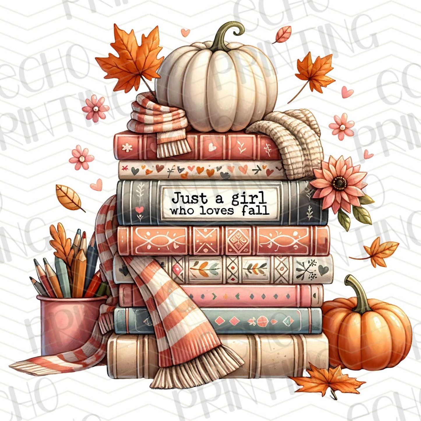 FLTK 106 – JUST A GIRL WHO LOVES FALL BOOK STACK