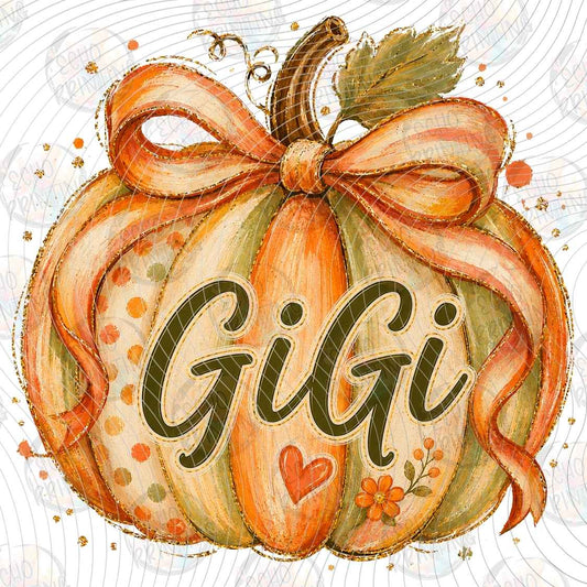 FLTK 1119 - GIGI PUMPKIN BOW