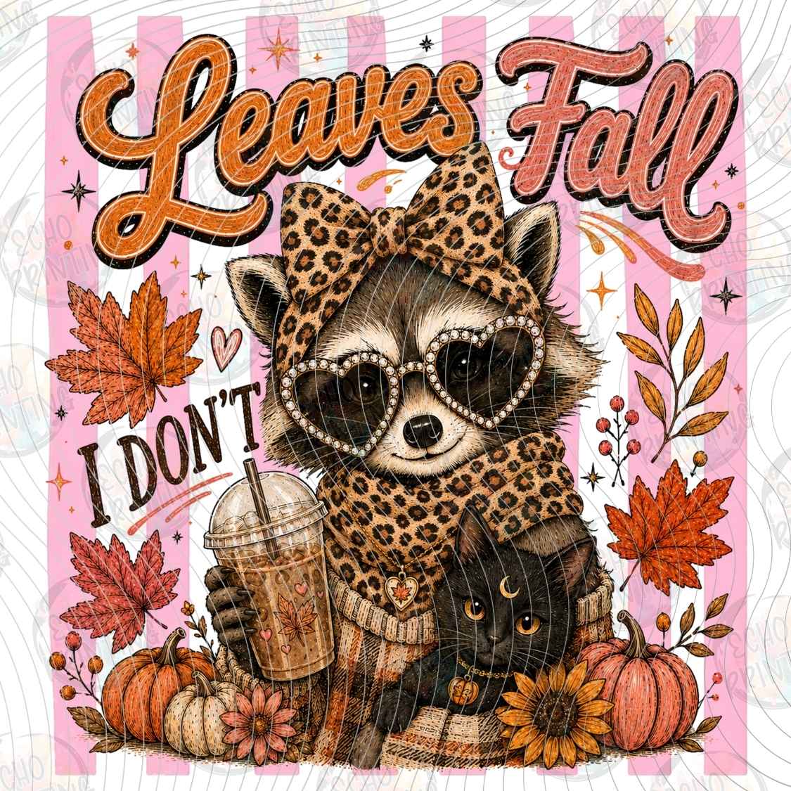 FLTK 1124 - LEAVES FALL RACCOON