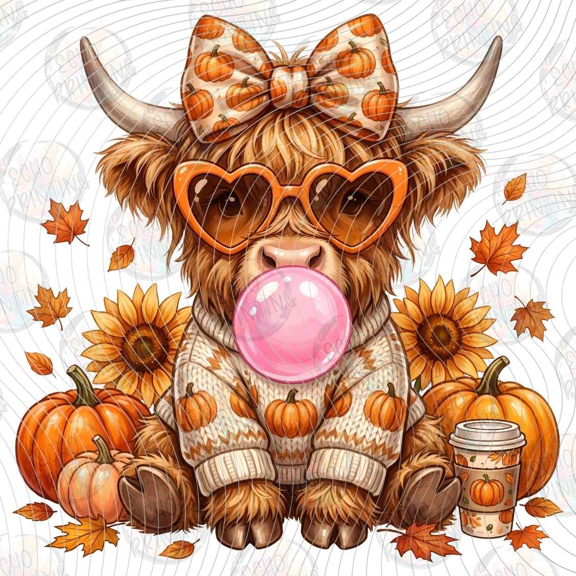 FLTK 1153 - HIGHLAND COW FALL VIBES