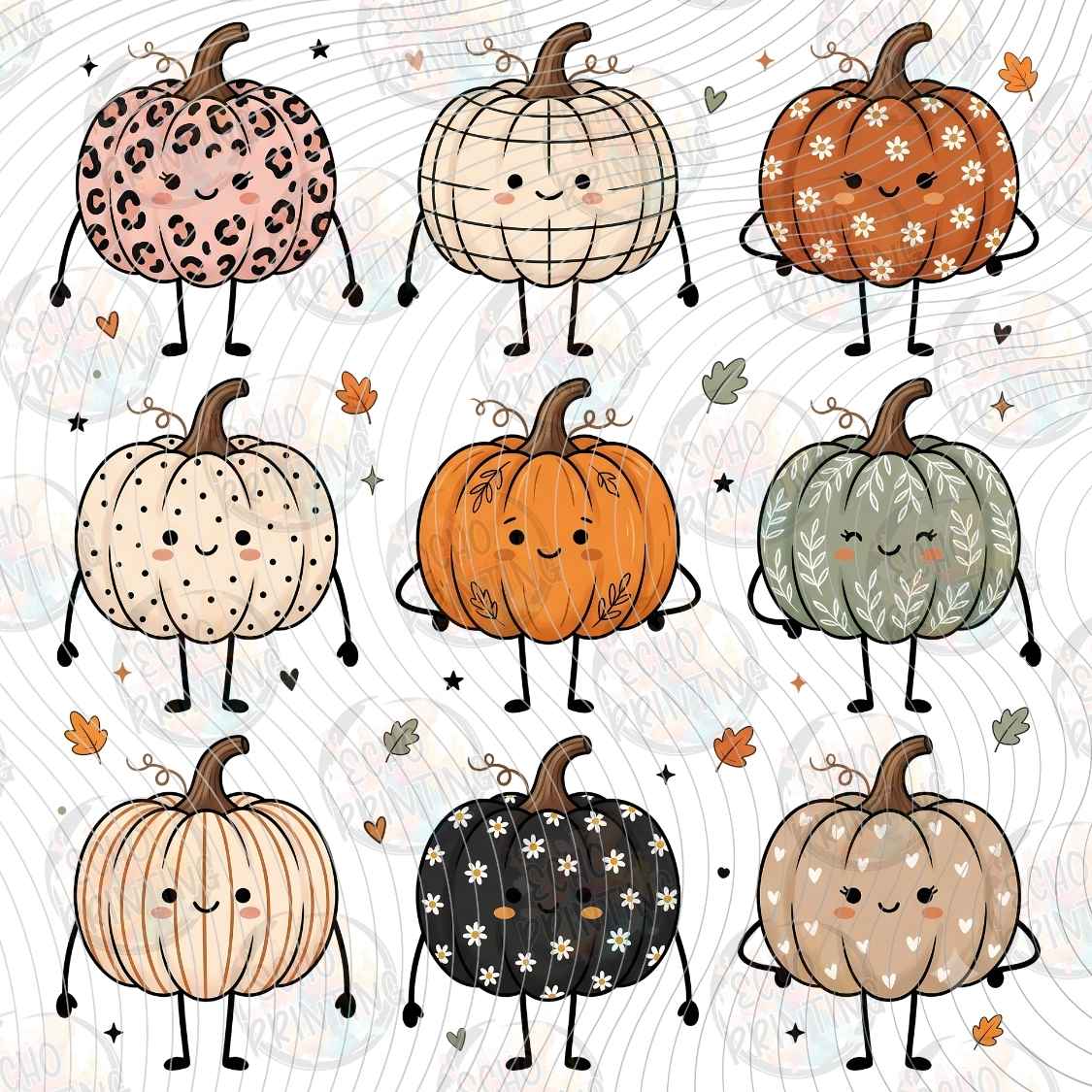 FLTK 1157 - AUTUMN PUMPKIN PATTERN