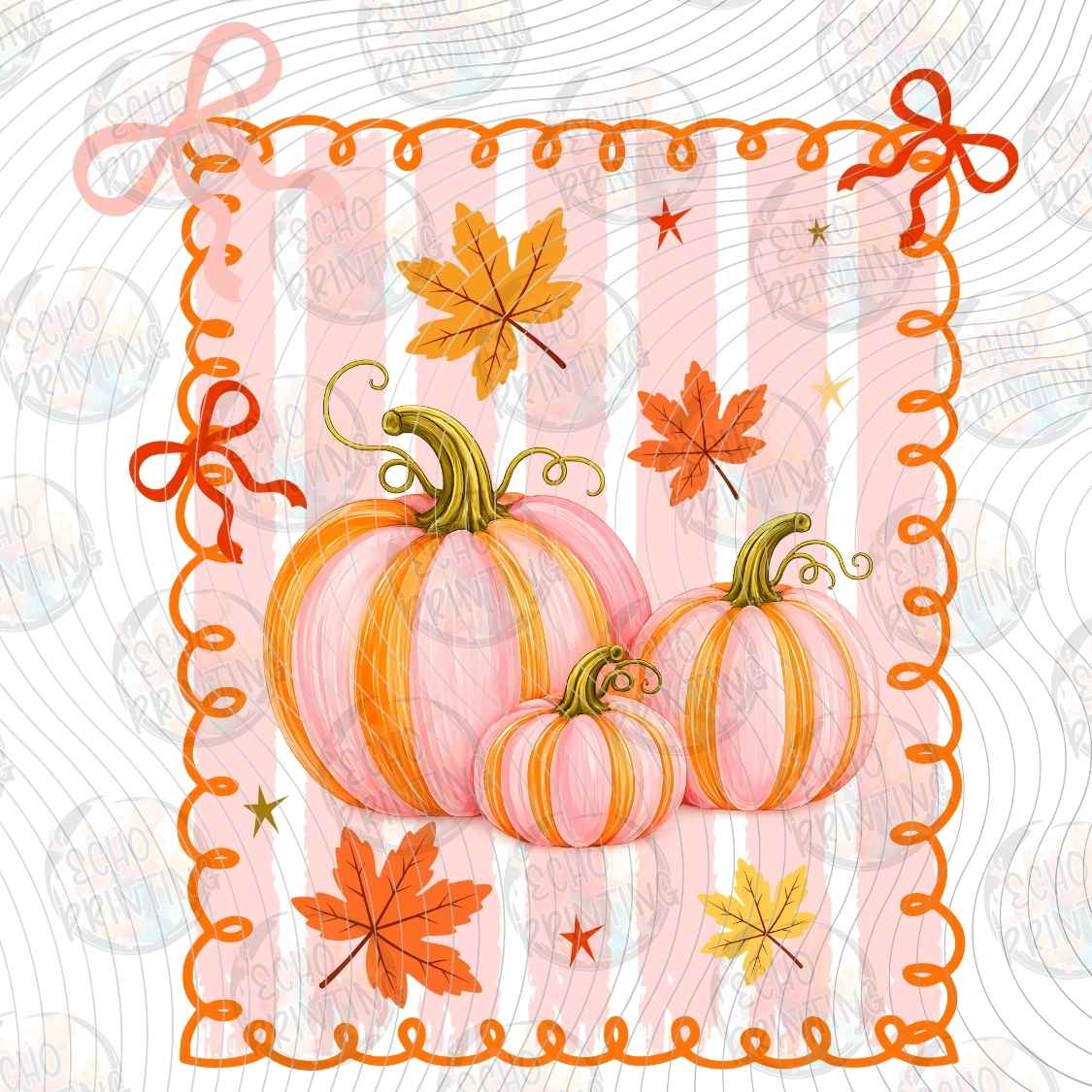 FLTK 1162 - FLORAL PUMPKIN FRAME