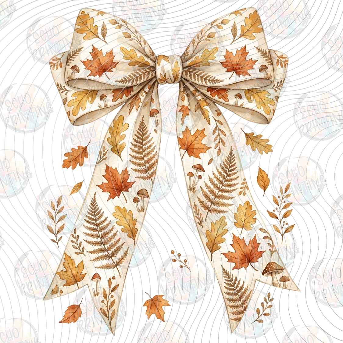 FLTK 1192 - FLORAL AUTUMN BOW STYLE