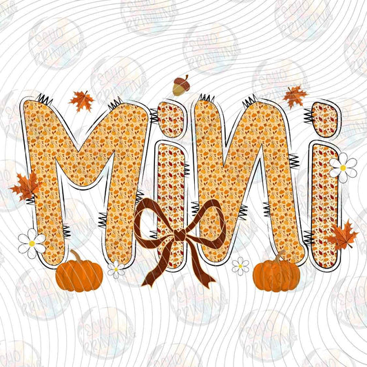 FLTK 1195 - MINI AUTUMN LETTERING STYLE