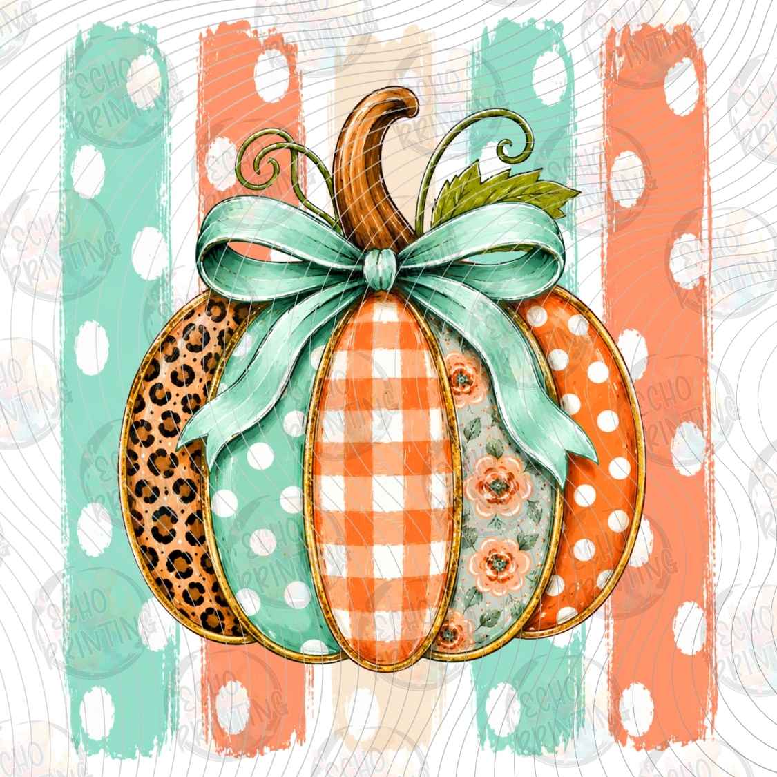 FLTK 1201 - LEOPARD PUMPKIN AUTUMN STYLE
