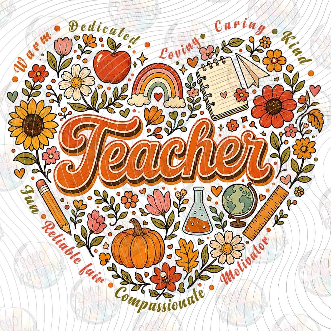FLTK 1204 - TEACHER AUTUMN APPRECIATION COLLAGE