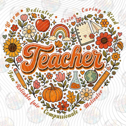 FLTK 1204 - TEACHER AUTUMN APPRECIATION COLLAGE