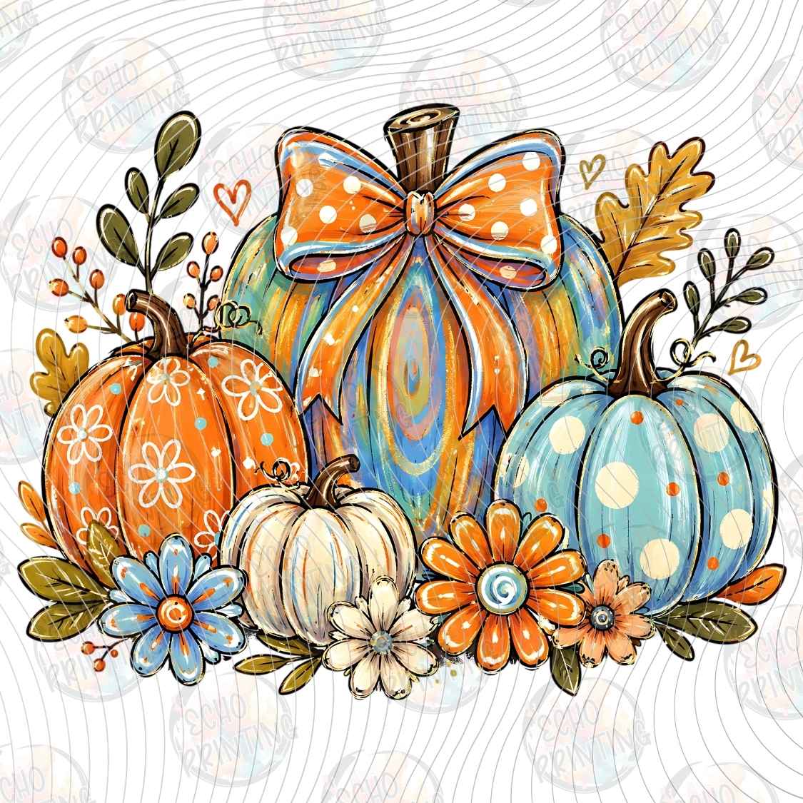 FLTK 1213 - AUTUMN PUMPKIN HARVEST COLLAGE