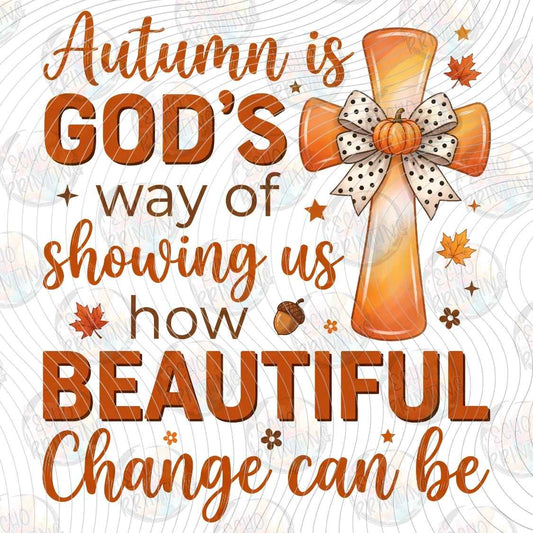 FLTK 1214 - AUTUMN BEAUTIFUL CHANGES QUOTE