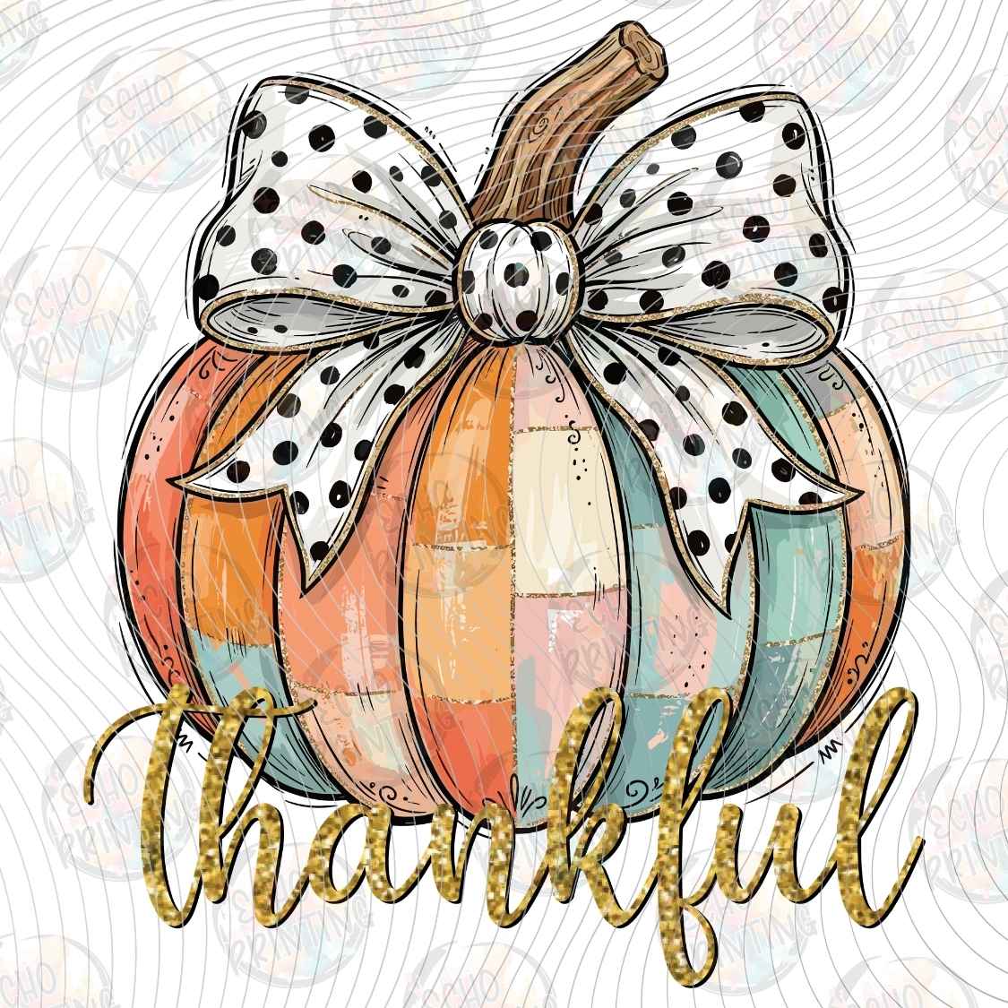 FLTK 1218 - THANKFUL PUMPKIN BOW STYLE