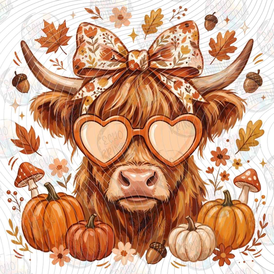 FLTK 1222 - HIGHLAND COW FALL VIBES