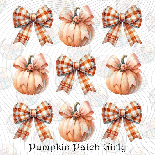 FLTK 1251 - PUMPKIN PATCH GIRLY BOWS