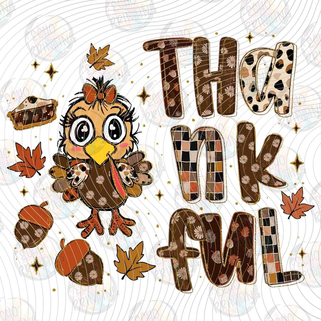 FLTK 1271 - THANKFUL TURKEY AUTUMN STYLE