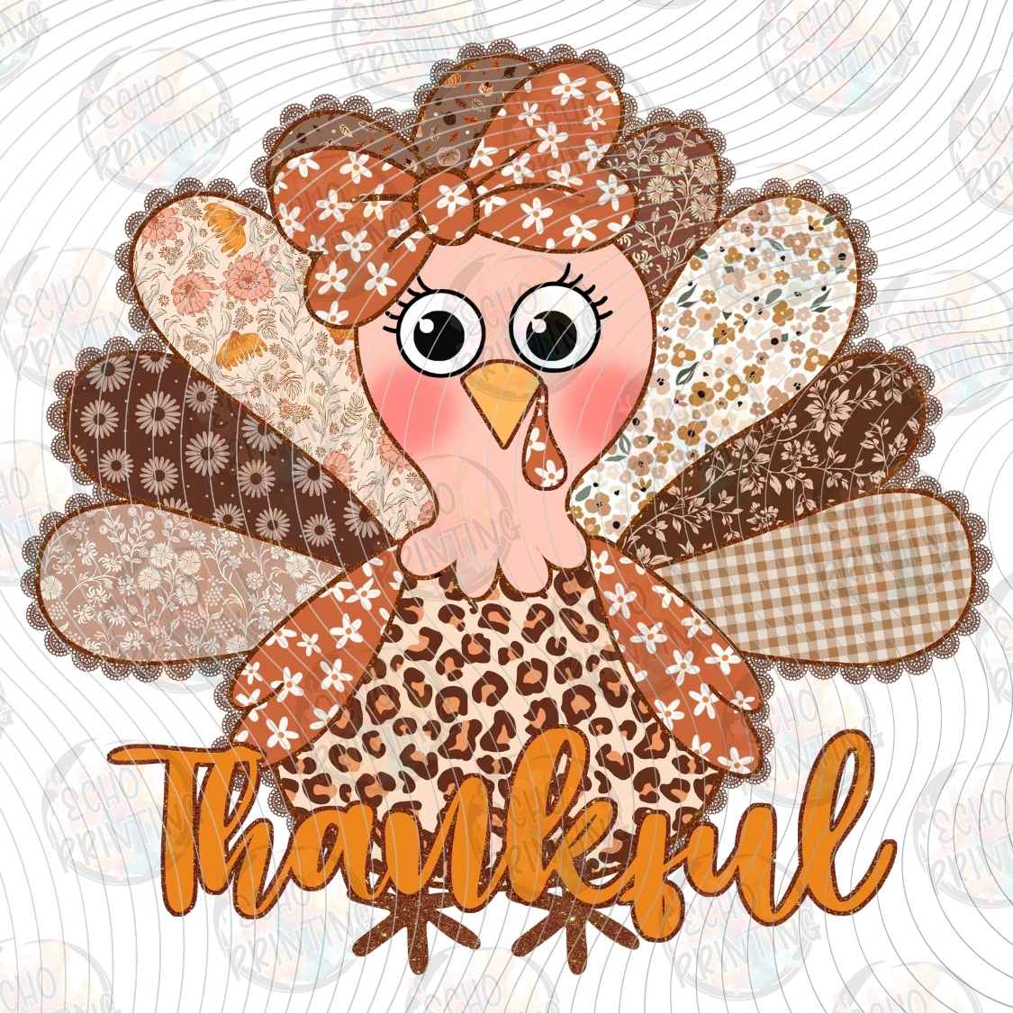 FLTK 1274 - THANKFUL TURKEY AUTUMN STYLE