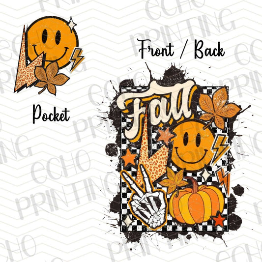 FLTK 131 – FALL SMILEY | POCKET & BACK SOLD SEPERATELY