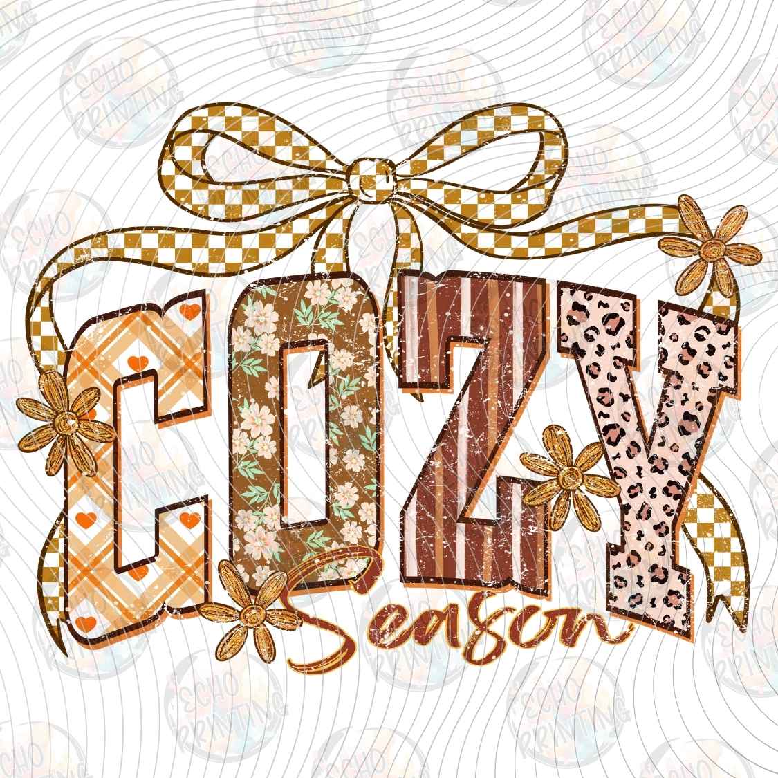 FLTK 1319 - COZY SEASON RETRO LETTERING
