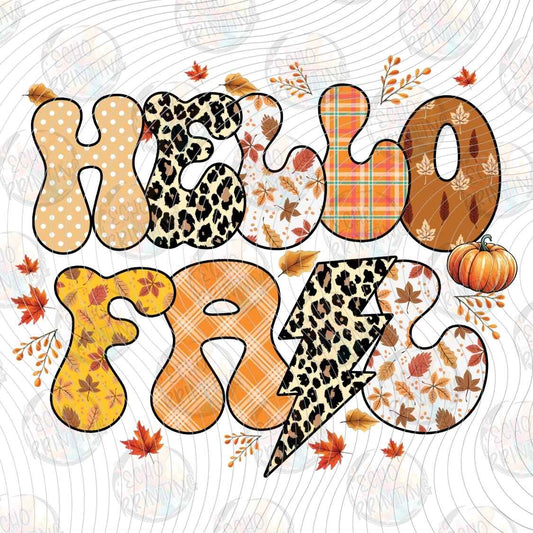 FLTK 1339 - HELLO FALL LEOPARD LETTERING