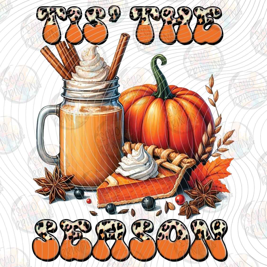 FLTK 1345 - AUTUMN PUMPKIN COFFEE COLLAGE
