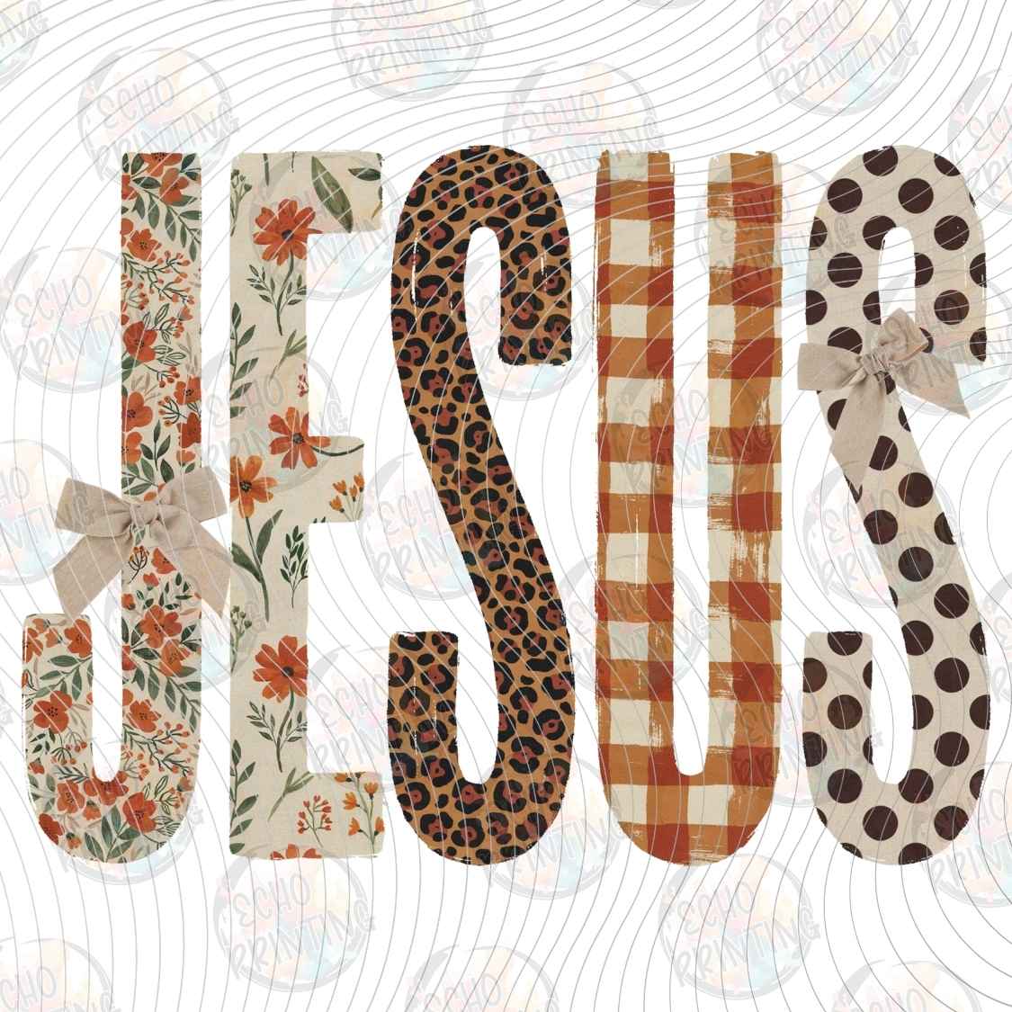 FLTK 1401 - JESUS AUTUMN LETTERING
