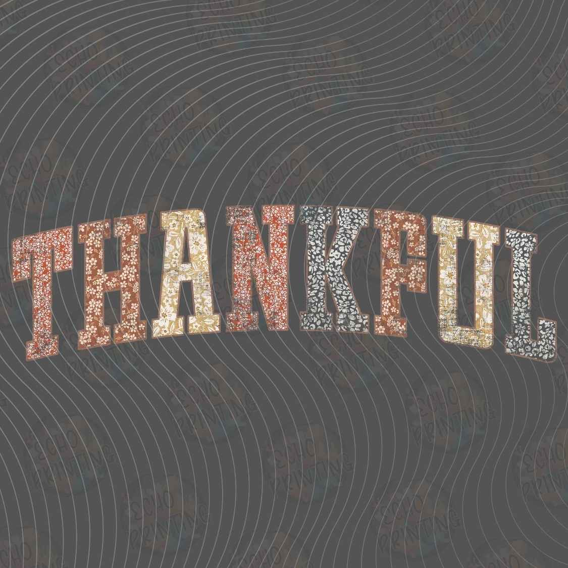 FLTK 1417 - THANKFUL RETRO LETTERING