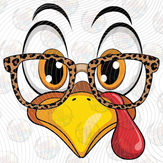 FLTK 1428 - TURKEY WITH GLASSES